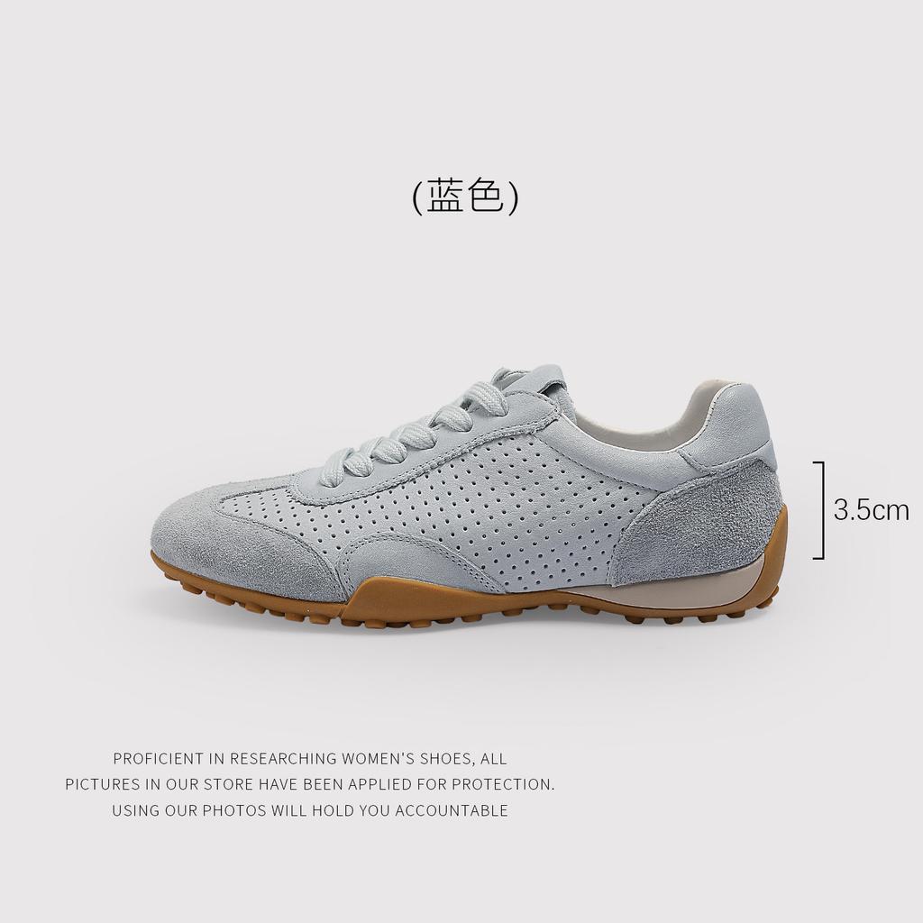 The First Layer Of Cowhide Surface, Sheepskin Inner Insole, Flat-Soled German Training Shoes, Women'S Shoes, Forrest Gump Shoes, Popular Casual