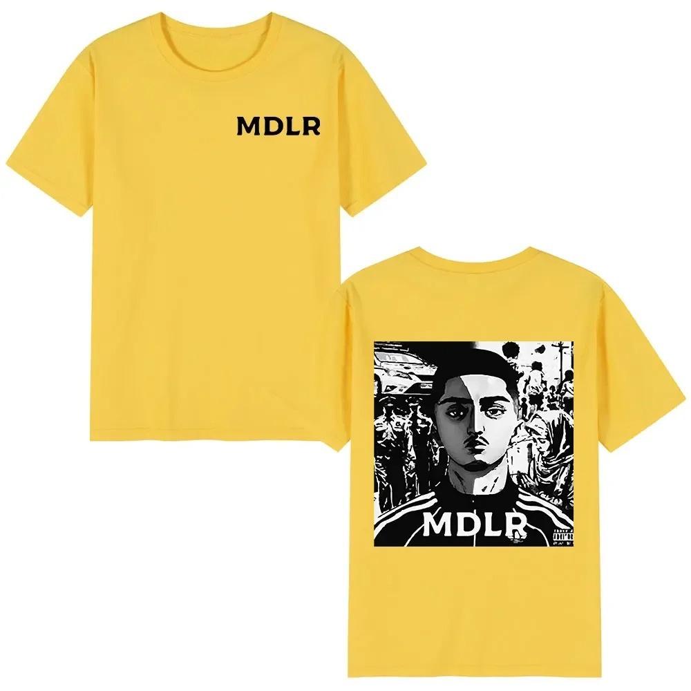 Rapper Morad MDLR Grafikdruck T-Shirt Mode Hip Hop Street Kurzarm T-Shirts 2025 Herren Damen Hohe Qualität T-Shirt