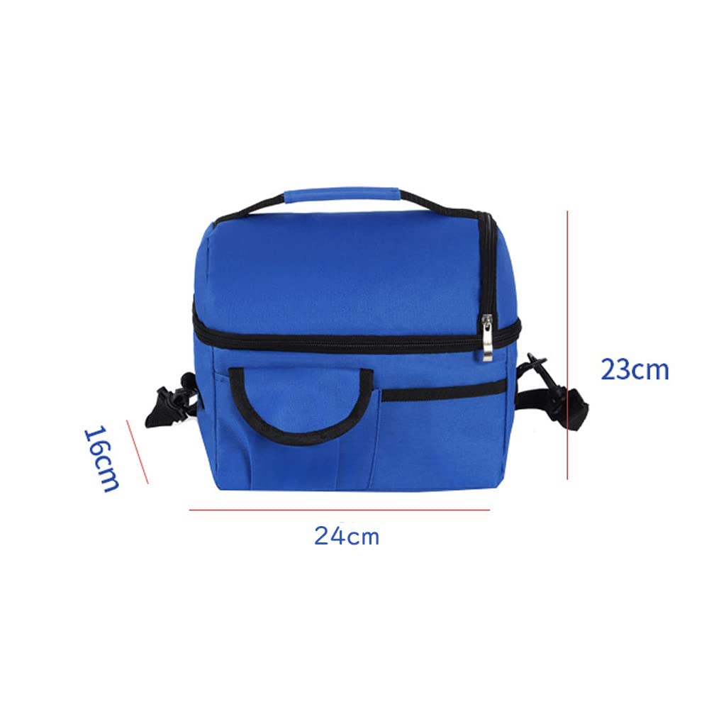 Cooler Box 8L Thermal Bag Cold Storage Lightweight Lunch Box Insulated Bag Cooler Bag Ice Cooler Foldable Outdoor Picnic Camping BBQ Fishing Women Men