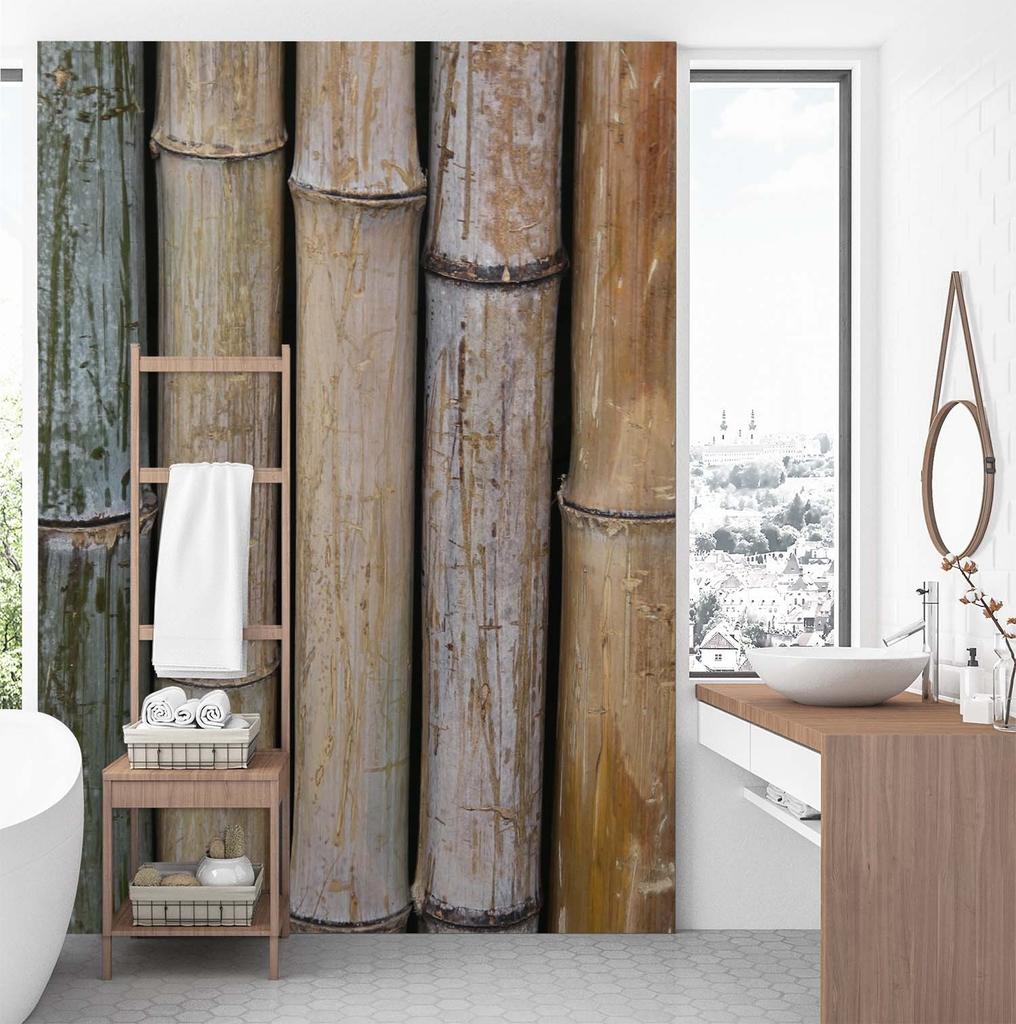 Wallpaper Bamboo Wall Texture Background