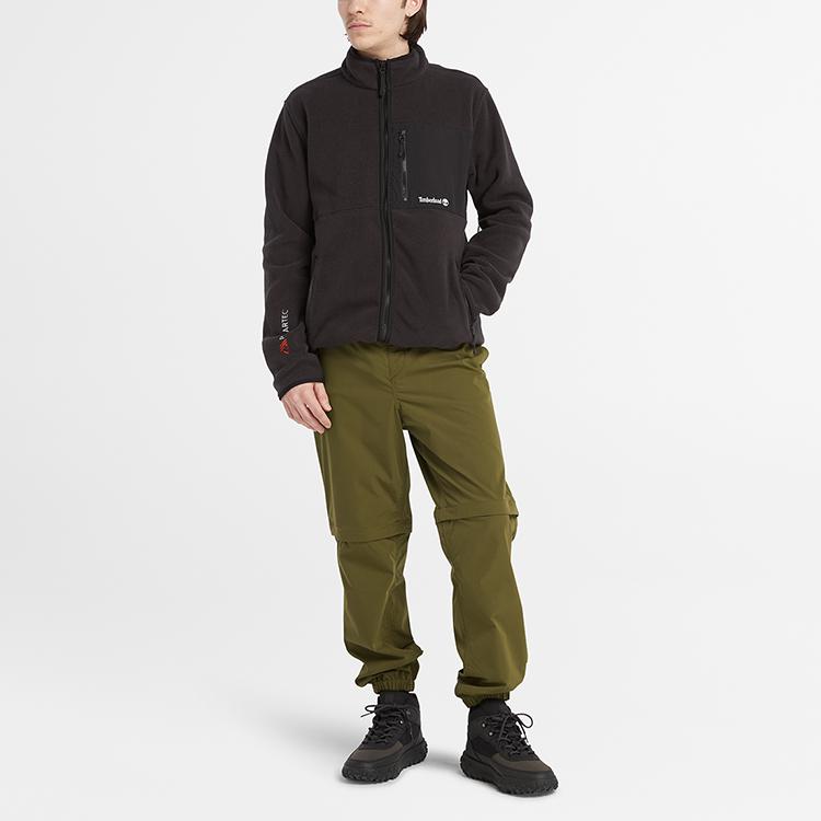 Timberland Water-Resistant Casual Detachable Pants Men pants Dark-Olive-Green A6THP-302