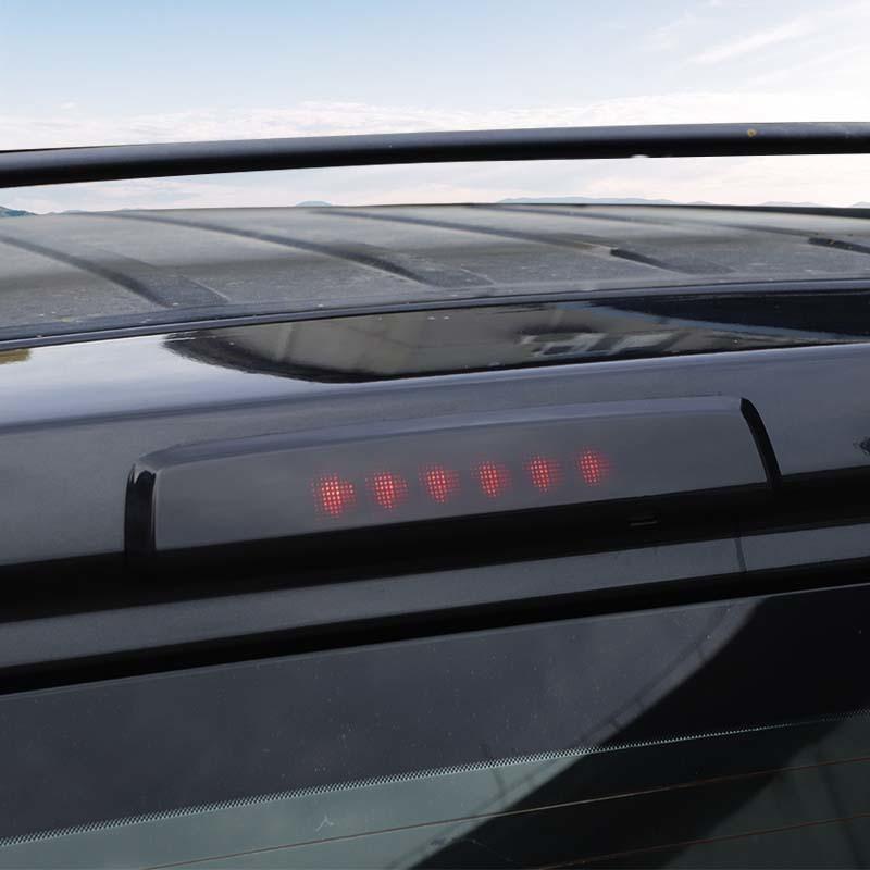 Car High Mounted Brake Light Lamp Decoration Stickers For Jeep Grand Commander 2006-2010 Car Exterior Accessories, Smocked Black.