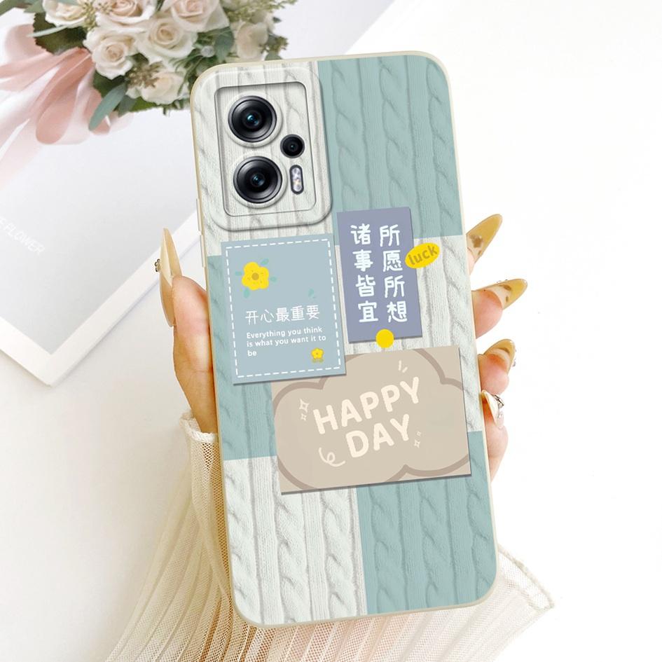 For Xiaomi Redmi Note 11T Pro 5G Case Note 11T Pro+ K50i Cover Luxury Painted Soft Silicon Phone Case For Xiaomi Poco X4 GT Capa
