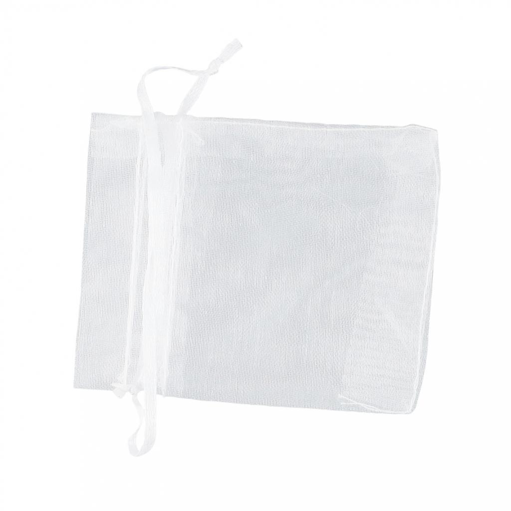 Klasické bílé organzové sáčky na párty 100 ks na události a suvenýry