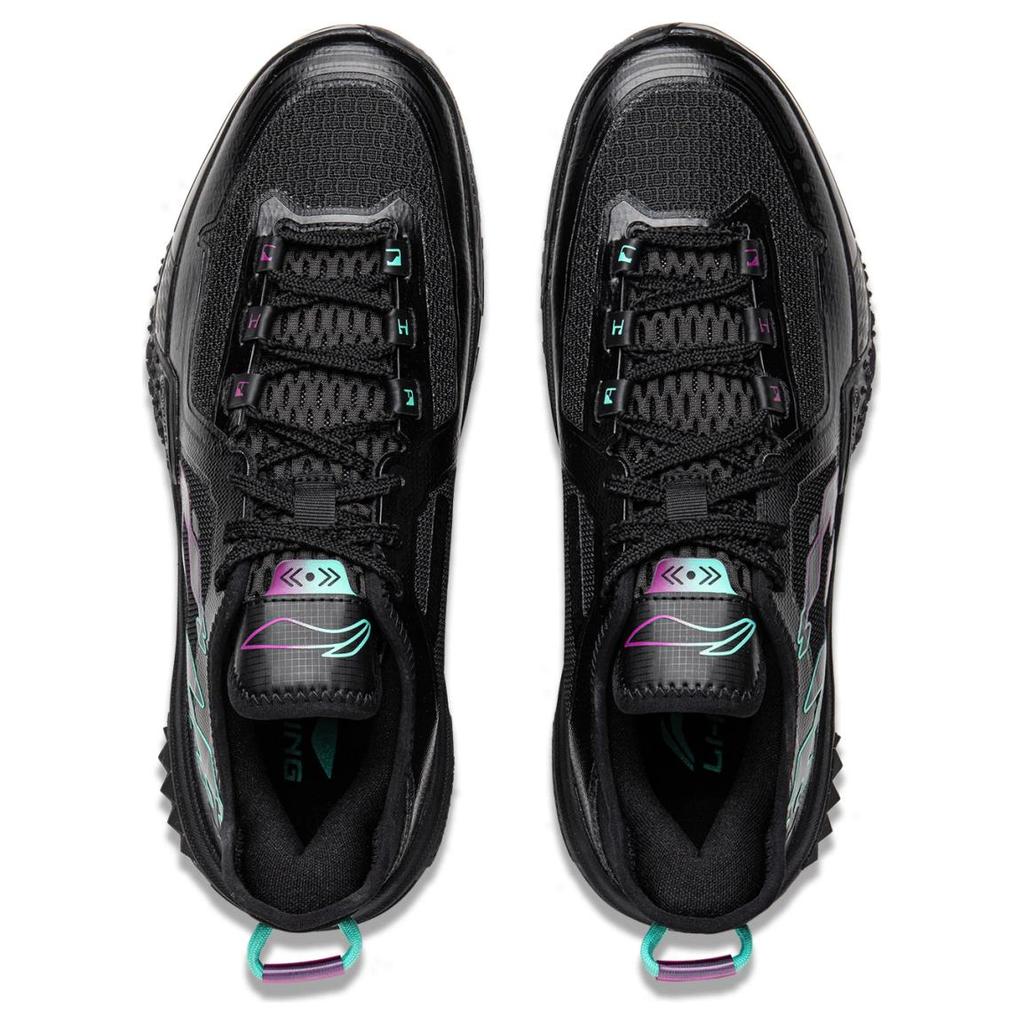 Li Ning Jie Ao Cushioning Slip Resistant Abrasion Resistant Breathable Lightweight Rebound Low Top Basketball Shoes ABFU019-14