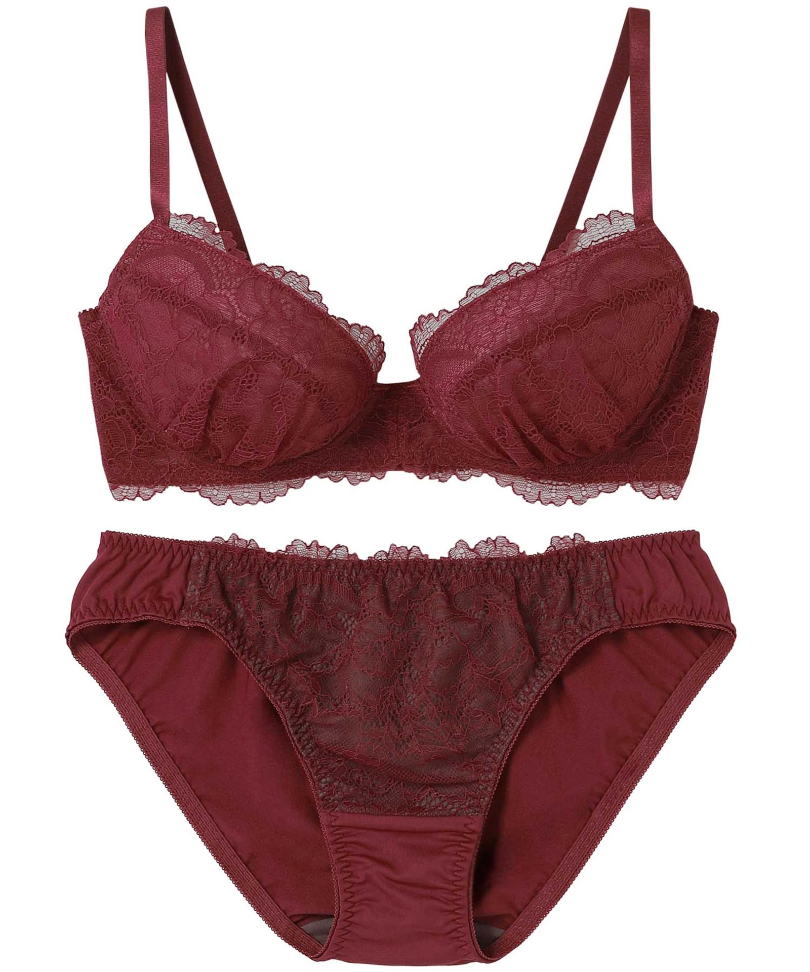 

Amphi Бюстгальтер и трусики Круглый бюст Подходит Плюс Поддерживает Ваш любимый комплект бюстгальтера и трусиков Верх и низ Бюстгальтер RE C65 Женский комплект, Макияж, Чашки A-G, Размеры, Художник,