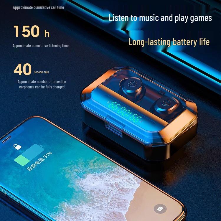 Zhengqi Cavalry 2025 Wireless Sport Noise-Cancelling Earbuds with Long Battery Life for Men and Women