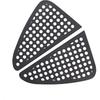 Rear Side Window Louvers Air Ven Trim Accessories Compatible with Kia Soul 2009-2024 Automotive Rear Window Triangular Glass Decorative Cover