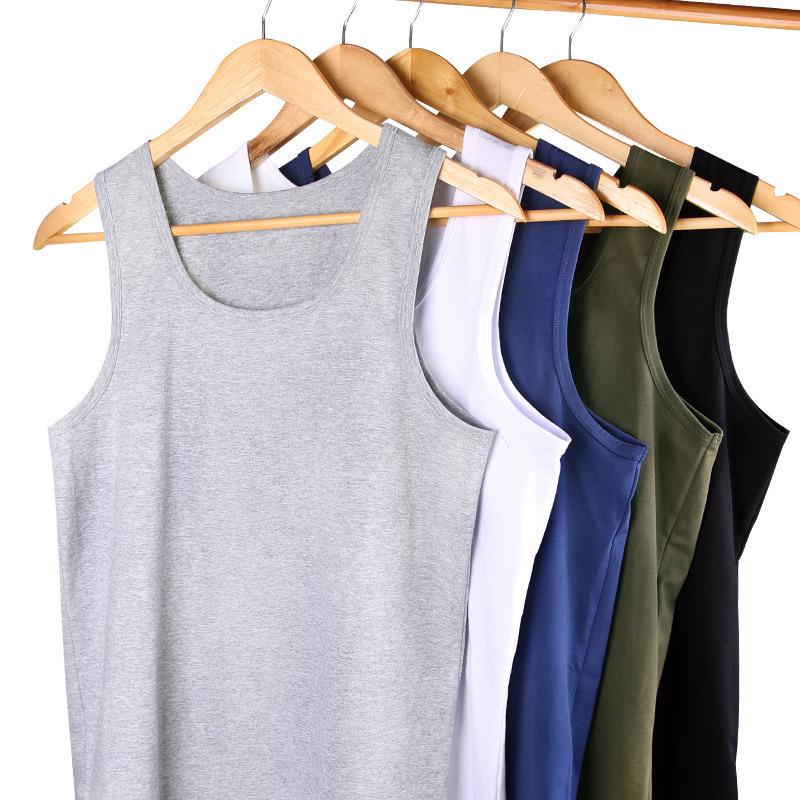 

Men s Slim Fit Cotton Racerback Tank Top - Breathable Summer Fitness Sleeveless Shirt XXXL