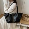 Yogodlns Large Capacity Tote Bag Women's Commuter Shoulder Bag Stylish Versatile Trendy Soft PU Leather Handbag and Purse