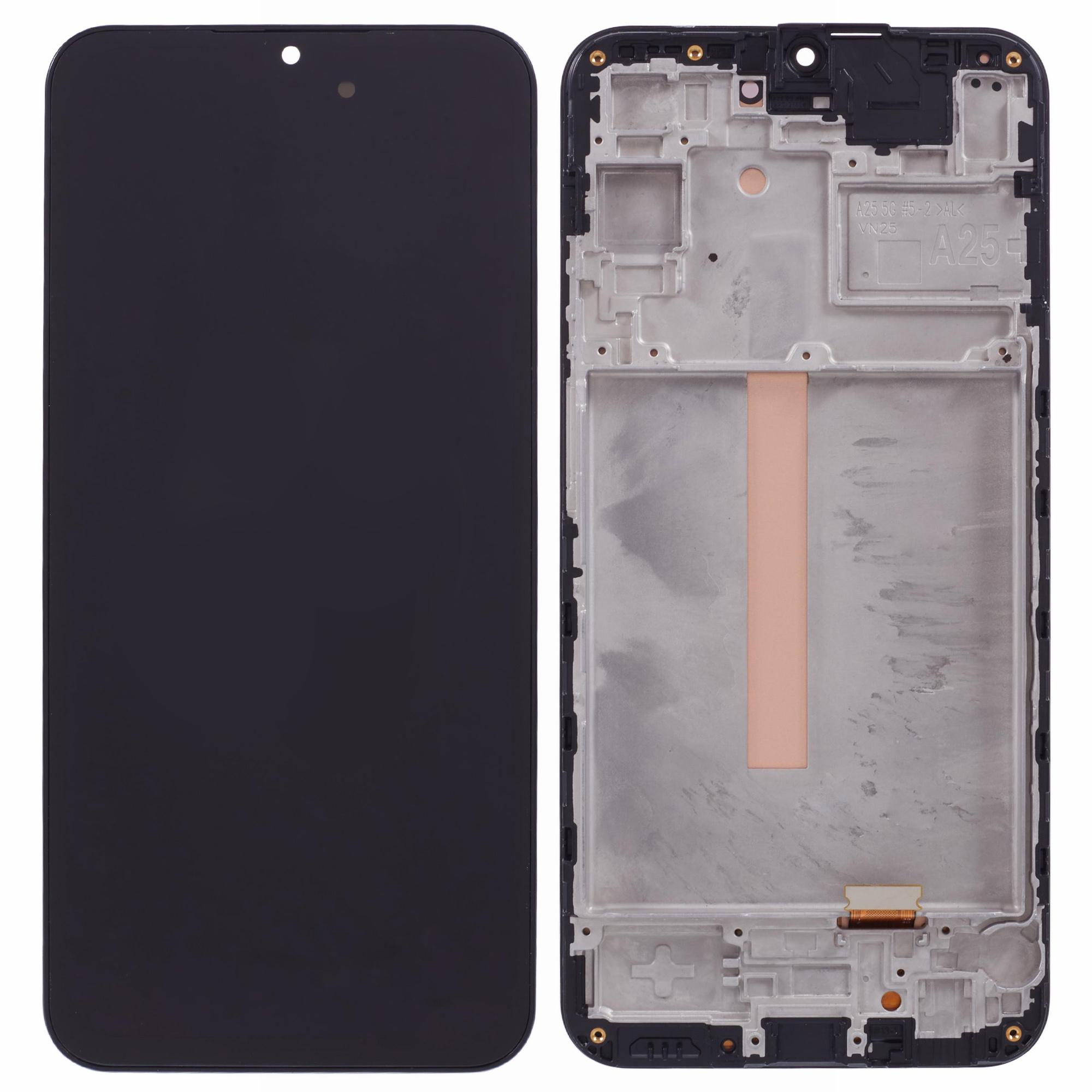 

Для Samsung Galaxy A25 5G (Глобальний) (161,0 X 76,5 X 8,3 мм) A256 Клас C Екран OLED та Тачскрін в Зборі+Запасна частина Рамка (Без логотипу) Type A