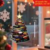 Pack of 4 Shatterproof Christmas Tree Ornaments with Hanging Cord for Indoor Outdoor Holiday Decorations
