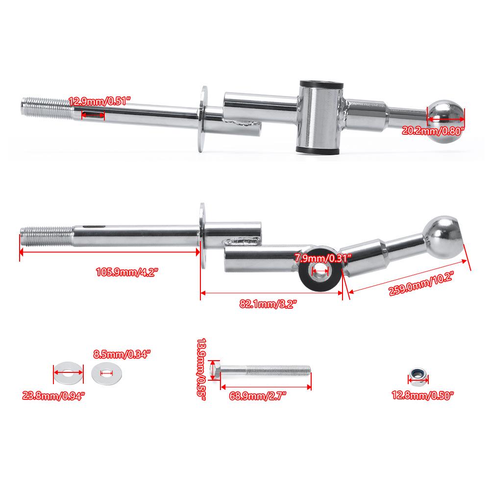 6-Speed Aluminum Quick Shifter Lever for Subaru WRX STI 2004+