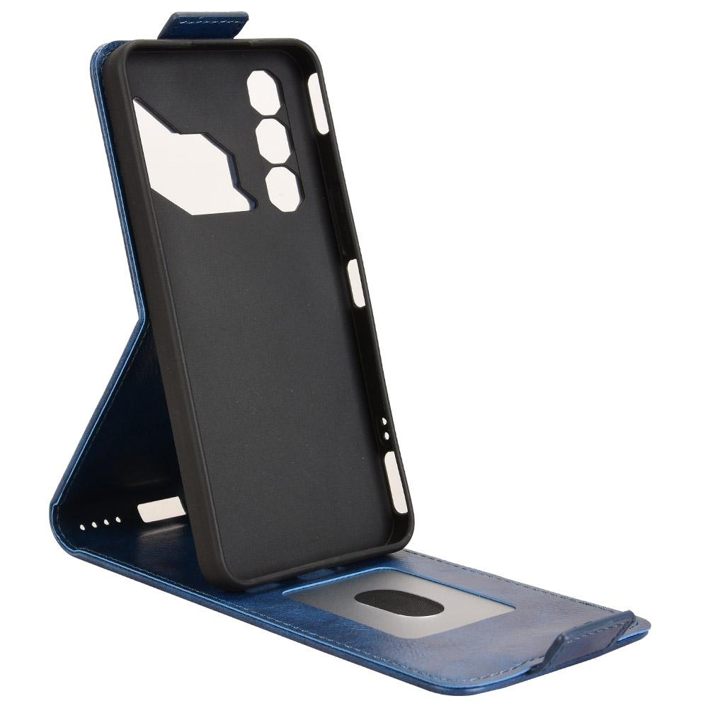 For ZTE Nubia Neo 3 GT 5G Stand Case Magnetic Clasp Vertical Flip Leather Phone Cover with Card Holder