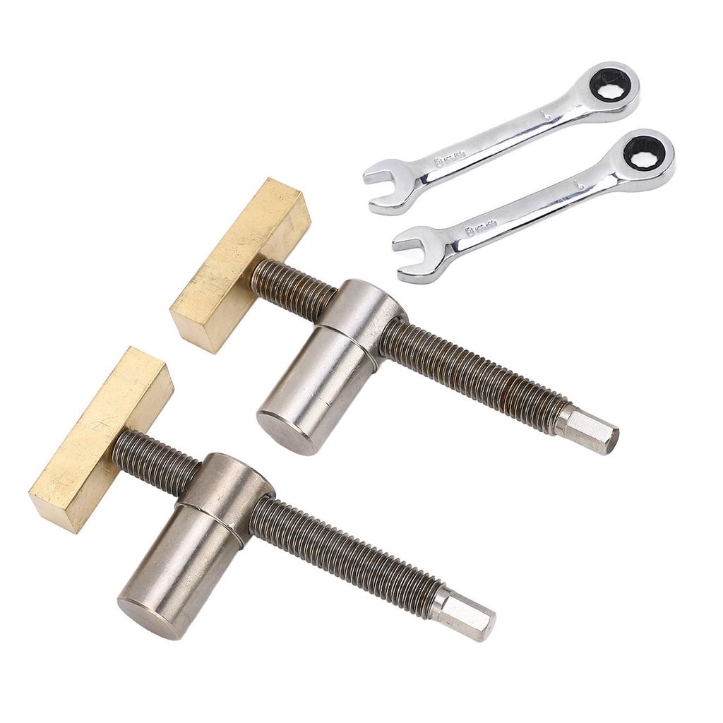 Woodworking Desktop Clip Stainless Steel Brass Block Bench Dog Clamp Workbench Fast Fixed Clip
