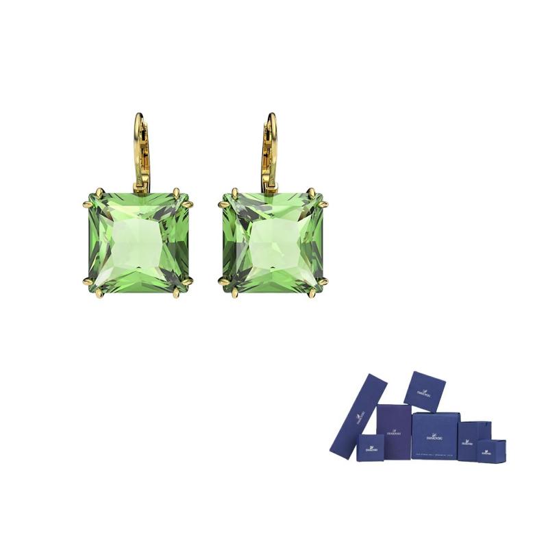 Swarovski Millenia Gold Plated Earrings Womens F-Original brand box