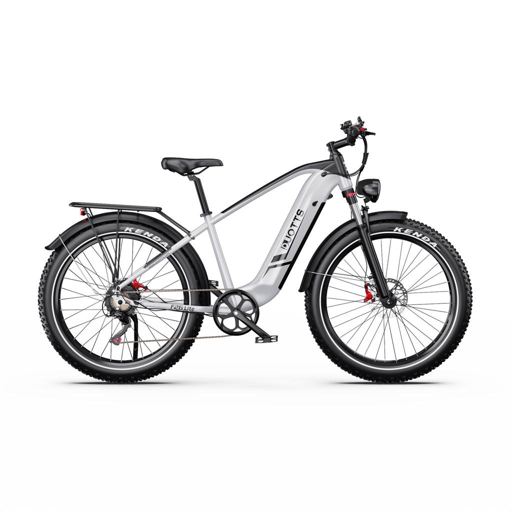 Electric Bike DUOTTS 26" 500W Motor Top Speed 50Km/h 48V 18AH Max Range 90Km Load 150Kg F26 Lite