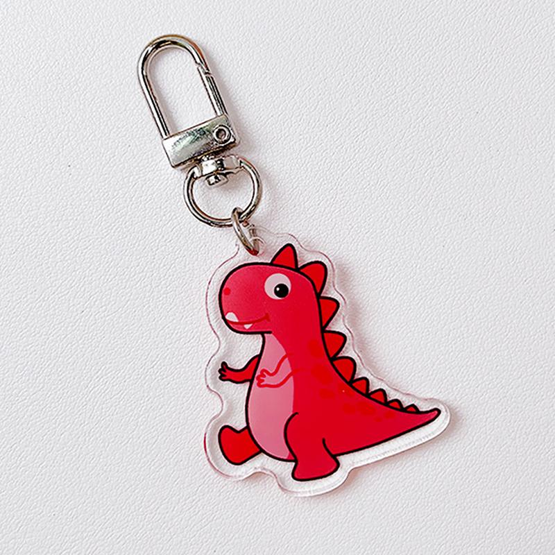 Мультяшный акриловый динозавр брелок кавайный динозавр периферийная игрушка рюкзак кулон — фото 11