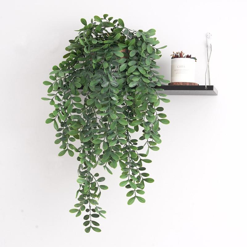 Wall Hanging Green Common Bowringia Plant With Three Color Faux Vine For Home Decor And Living Room