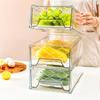Fruit Preservation Box Refrigerator Storage Drawer Fresh Storage High Transparency Boxes Refrigerator Storage Box Crisper Cans