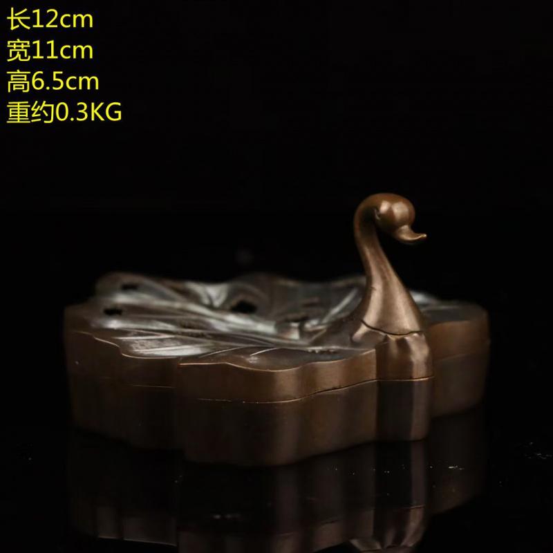 Antique Style Animal Zen Peacock Display Burner Creative Ornament Home Indoor Tea Ceremony Copper Incense