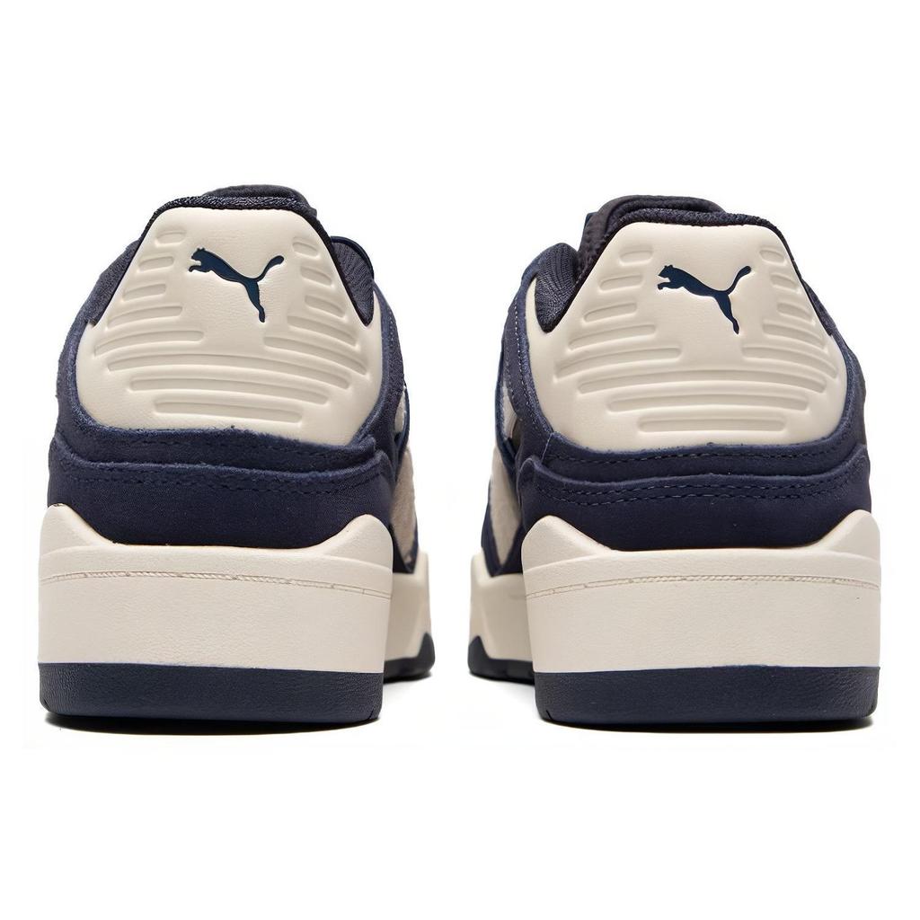 Puma Slipstream Fabric Leather Casual Low-Top Sneakers Unisex sneakers Black Navy-Blue 392108-04