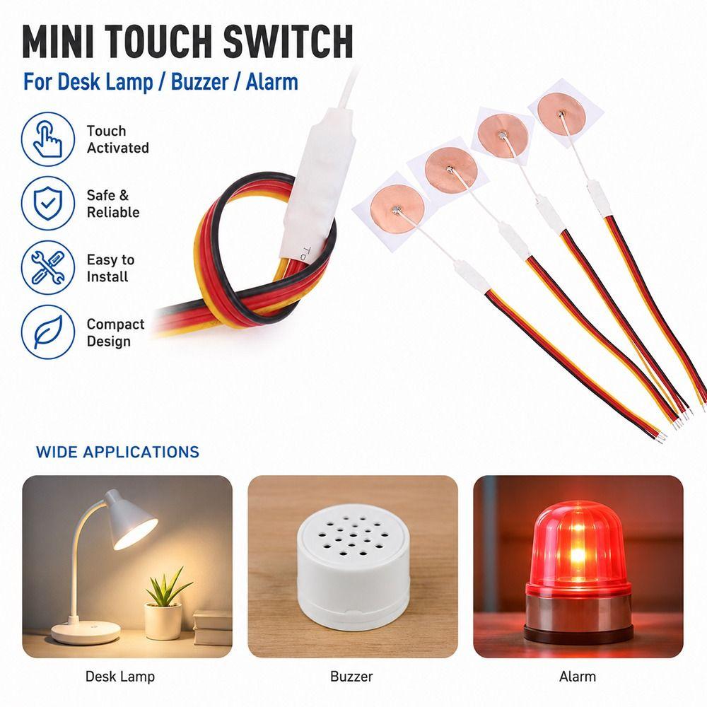 1Pcs Self Adhesive Touch Sensing Module 12V 24V 5V Desk Lamp Switch  for LED Light Strip