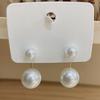 1 Pair Minimalist Faux Pearl Stud Earrings, Elegant Fashion Earrings For Women