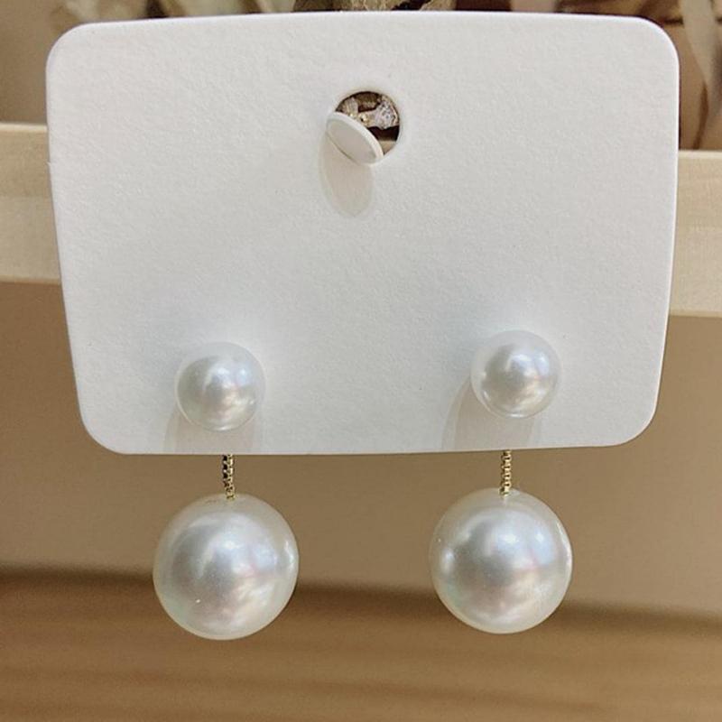 1 Pair Minimalist Faux Pearl Stud Earrings, Elegant Fashion Earrings For Women