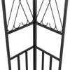 Gazebo with LED String Lights 3x3 m Anthracite Fabric