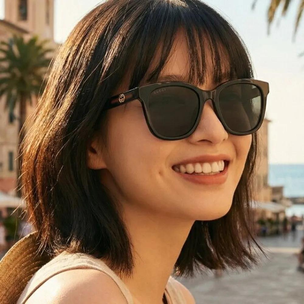 

[Gucci] Sunglasses GG1984SK 001 Men s & Women s Horn-rimmed Glasses