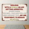 Vintage Funny Metal Wall Sign For Man Cave Farmhouse Retro Iron Plaque Decor Rustic Texture