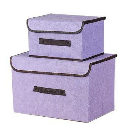 Large Capacity Foldable Non-Woven Fabric Storage Bin for Home Organization