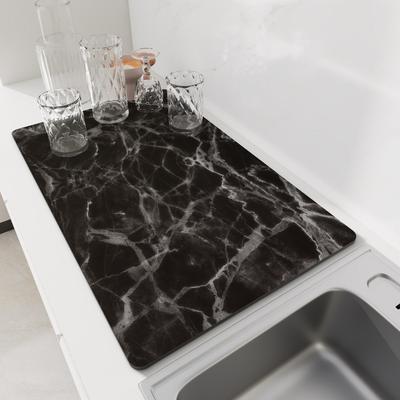 Kitchen Mat Absorbent Coffee Mat Dish Drying Mats Quick Dry Drain Pad Tableware Non-slip Draining Placemat Kitchen Faucet Rug
