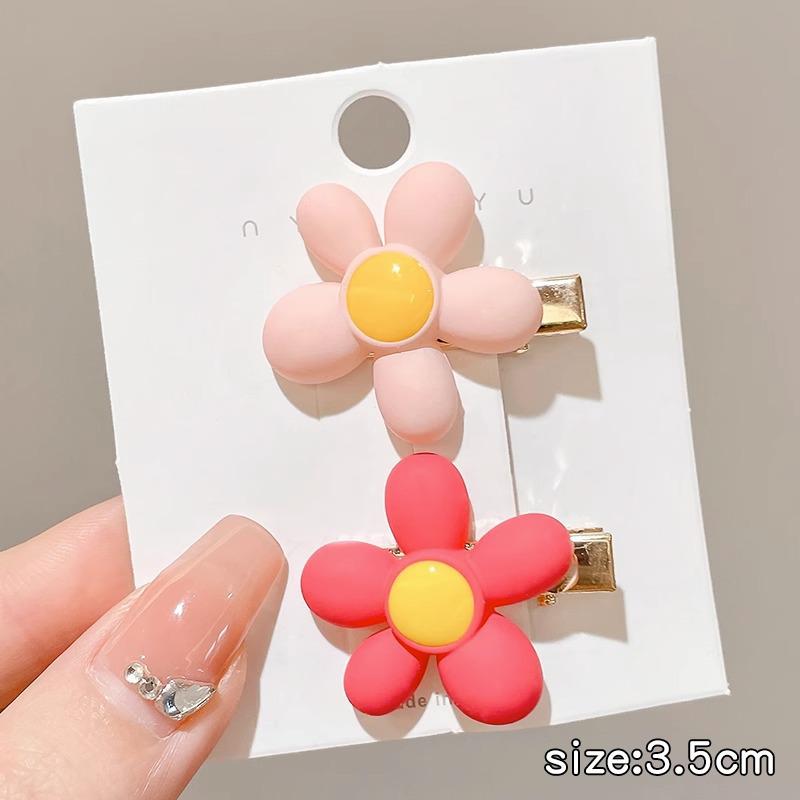 

Рожева шпилька для волосся «Дофамін»: Безшовна кругла шпилька Y2K - Мила маленька бічна заколка для чубчика для жінок