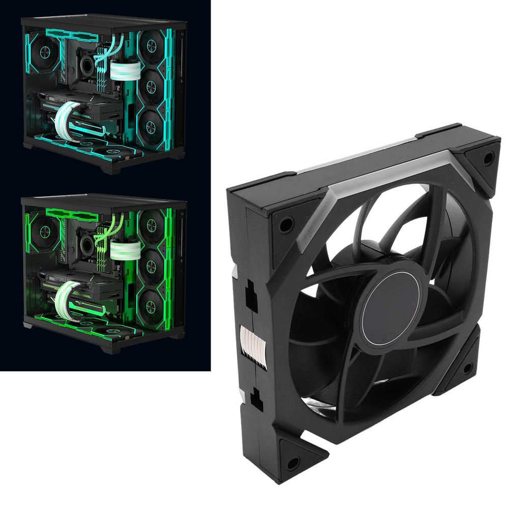 Computer Case Fan 120mm 800 To 1800RPM ARGB LED Light 4 Pin PWM CPU Cooler Fan for PC Cooling
