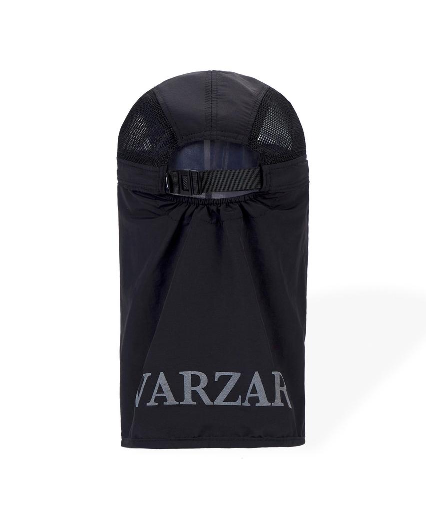 Bajal Reflecting Logo Sunshield 2-Way Camp Cap Black