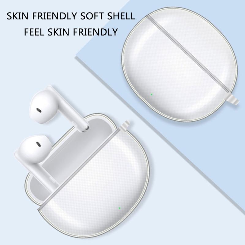 Clear Earbud Case Shock Absorbent  Protective Cover High Transparency Soft Earphone Protector Small for Small Earbud X7