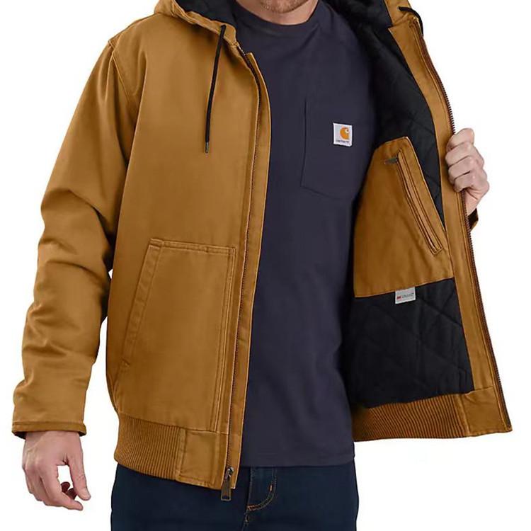 Carhartt Hooded Canvas Workwear Jacket 104050