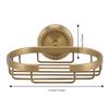 Antique Gold Soap Holder Wall Mounted Soap Rack Durable Soap Dish  Space Saving