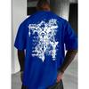 American Street Trend Dark Gothic Men's T-shirt Summer Casual Fashion Unisex T-shirt
