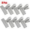 Clips Food Sealing Paper Clamps Quick Clamping Silver