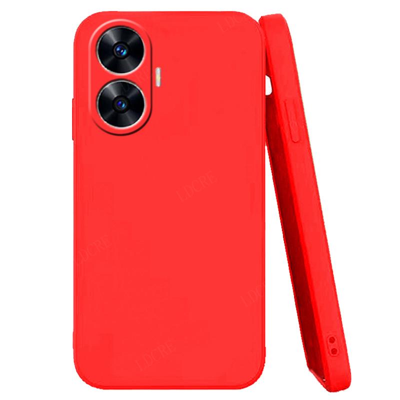 For Cover OPPO Realme C55 Case For Realme C55 Capas Silicone Shockproof Back Bumper TPU Soft Case Realme C30 C31 C35 C55 Fundas