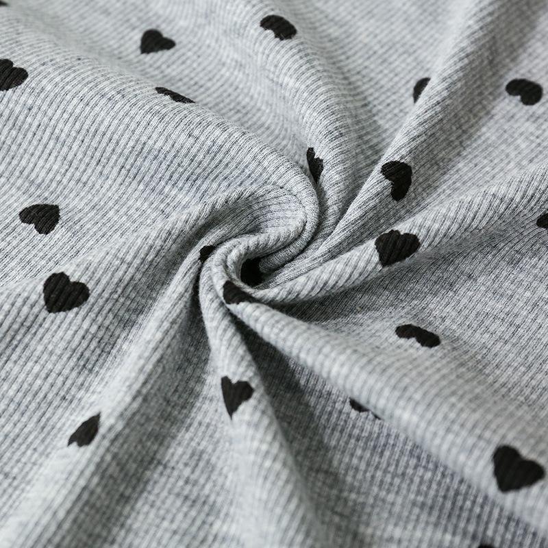 Summer Fashion Stretchy Dot Rib Printed Cotton Sewing Knit Fabric By Half Yards Dress,T-shirt Jersey Material  sewing tela