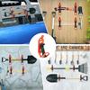 8/4PCS Shovel Holder Clamp Quick Release Metal Rubber Clamps For Car Truck Trailer Roof Rack Hammer Axe Shovel Mounting Bracket