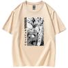 2022 Women's Chainsaw Man Loose Fit T-Shirt - Japanese Comic Style, Round Neck