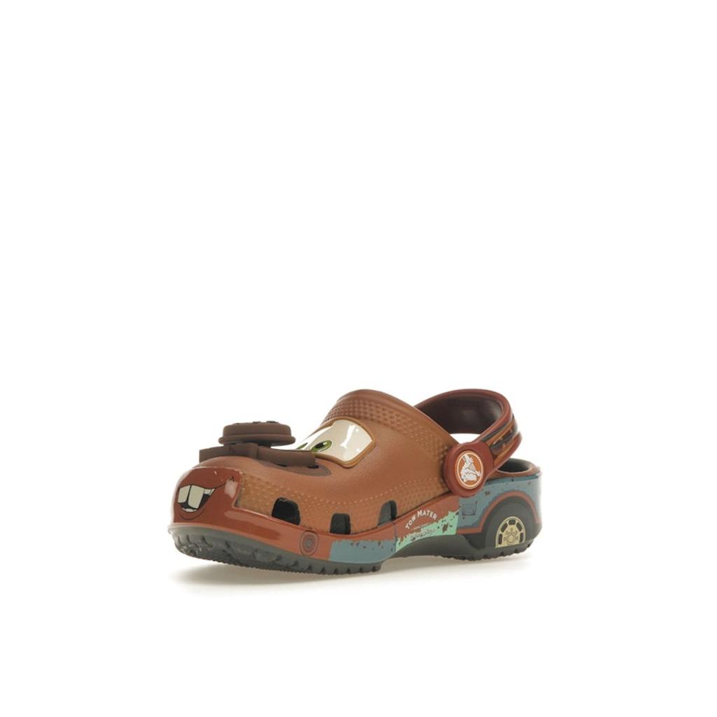Crocs Auta x Klasické dětské pantofle Mater Dětské tenisky Hnědé Břidlicově šedé 209374-0DA