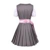 Plus Size European & American Pink Oktoberfest Beer Dress for Stage & Cosplay