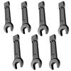 Open End Wrench Multifunctional Universal High Carbon Steel Wrench Manual Hardware Grip Tool 24/27/30/32/34/36mm