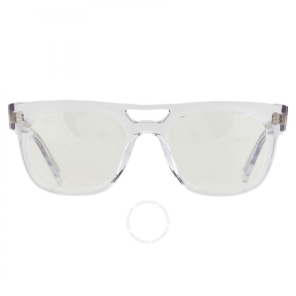 

Квадратные солнцезащитные очки унисекс Ray Ban Phil на биологической основе Transitions Прозрачные синие фотохроматические RB4426 6726MF 54